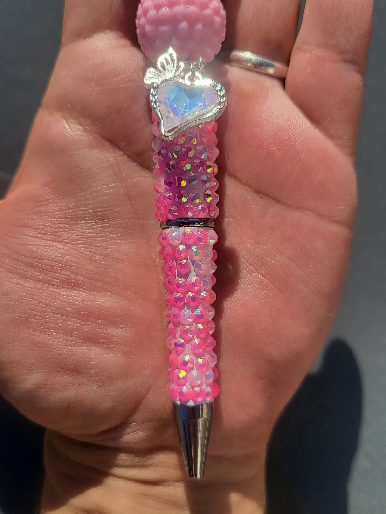 Magnífico bolígrafo con strass brillantes – photo 4